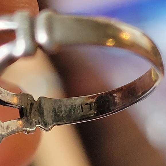 Breathtaking Vintage Sterling Silver Ring with Clustered Marcasites by Theda - Picture 10 of 10